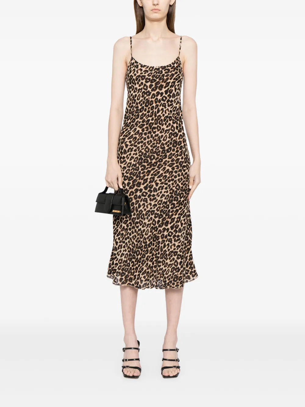 Emerick Cheetah-Print Midi Dress