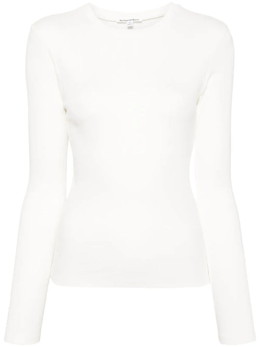 Davy Ribbed-Knit Long-Sleeve T-Shirt