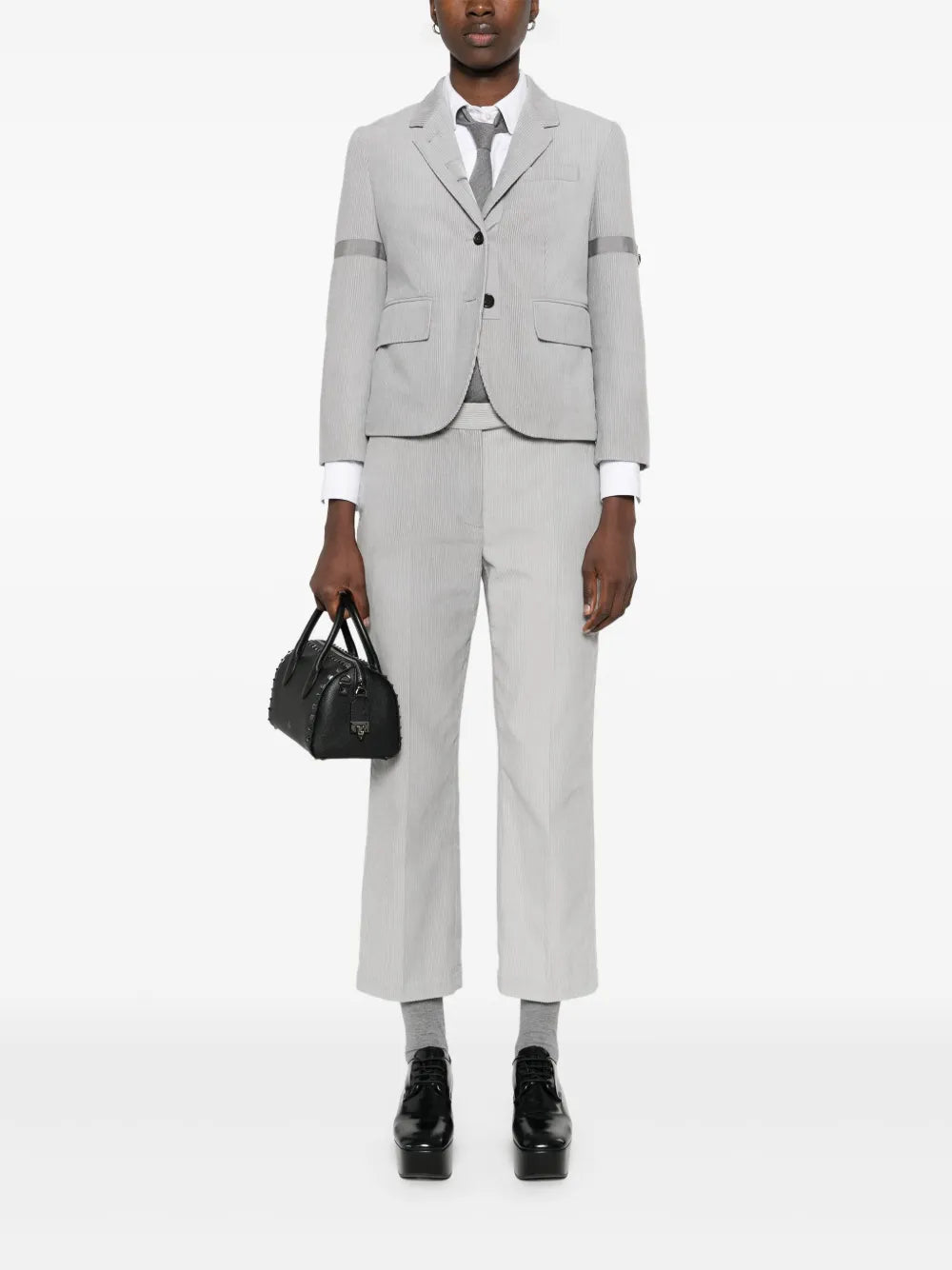 Corduroy Single-Breasted Blazer