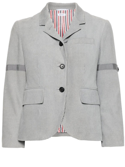 Corduroy Single-Breasted Blazer