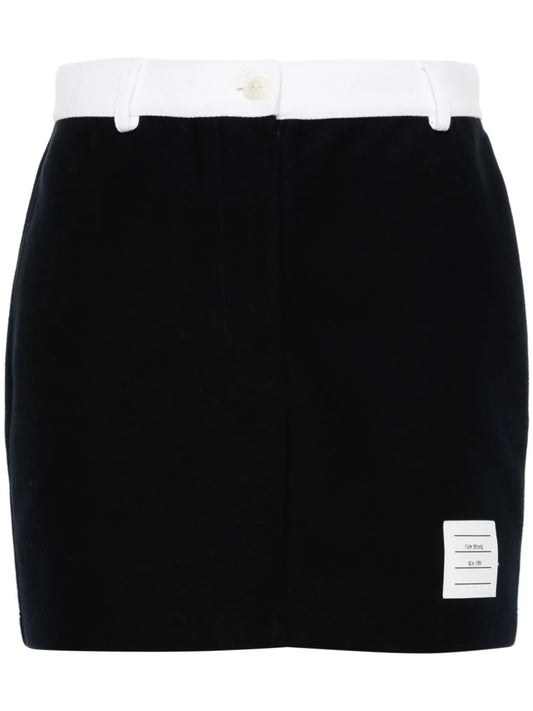 Logo-Patch Mini Skirt