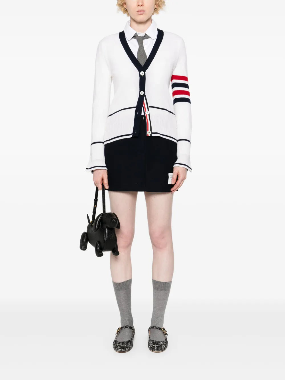 4-Bar Cashmere Cardigan