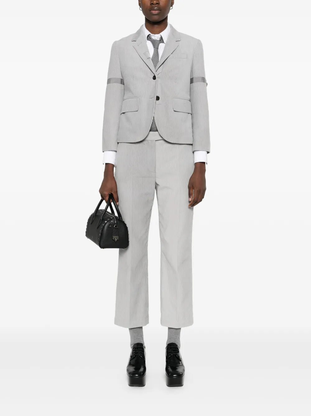 Corduroy Cotton Cropped Trousers