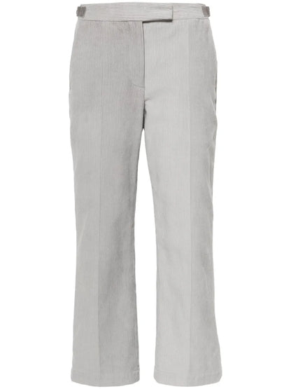 Corduroy Cotton Cropped Trousers