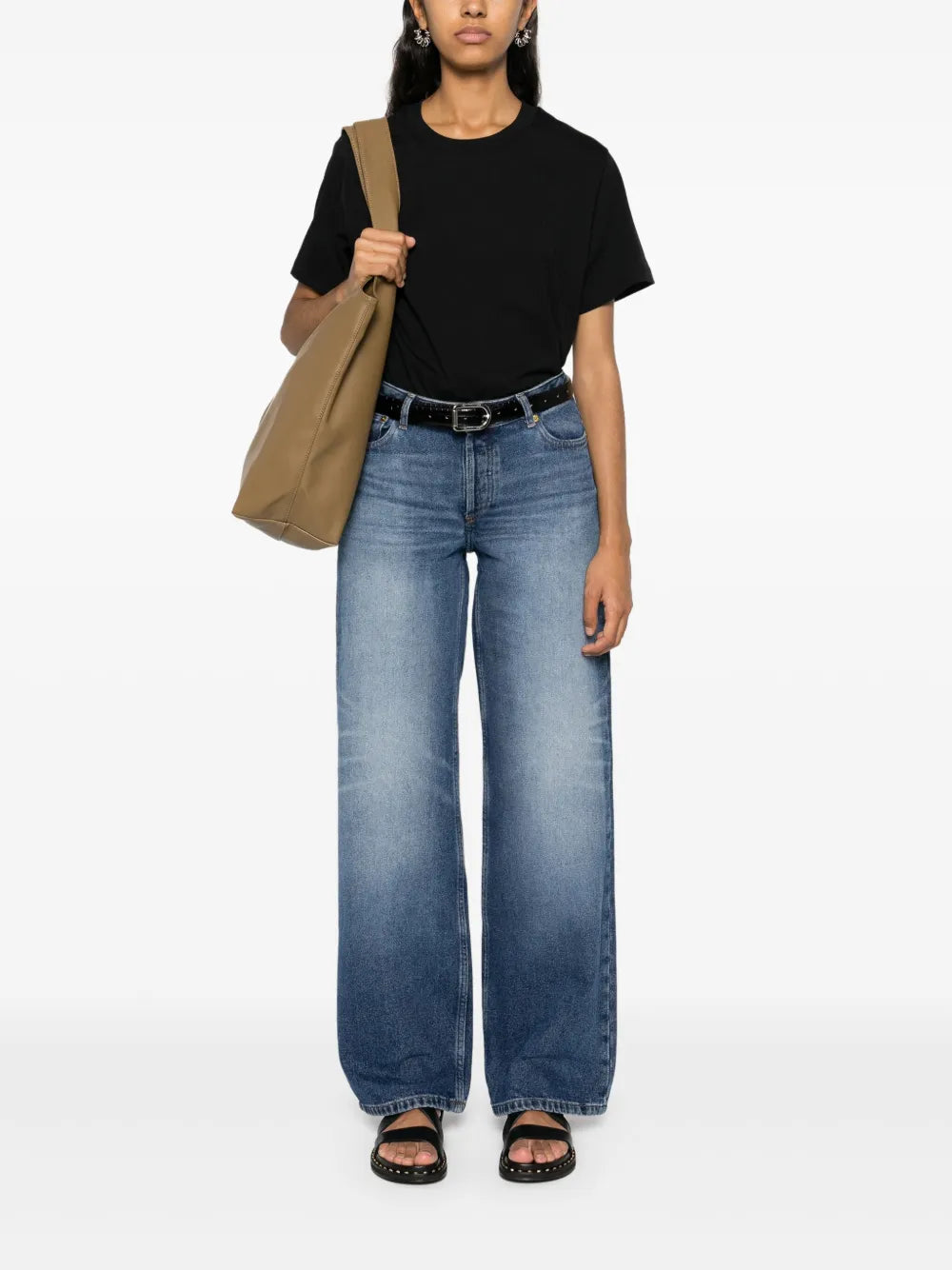 Elizabeth Mid-Rise Straight-Leg Jeans