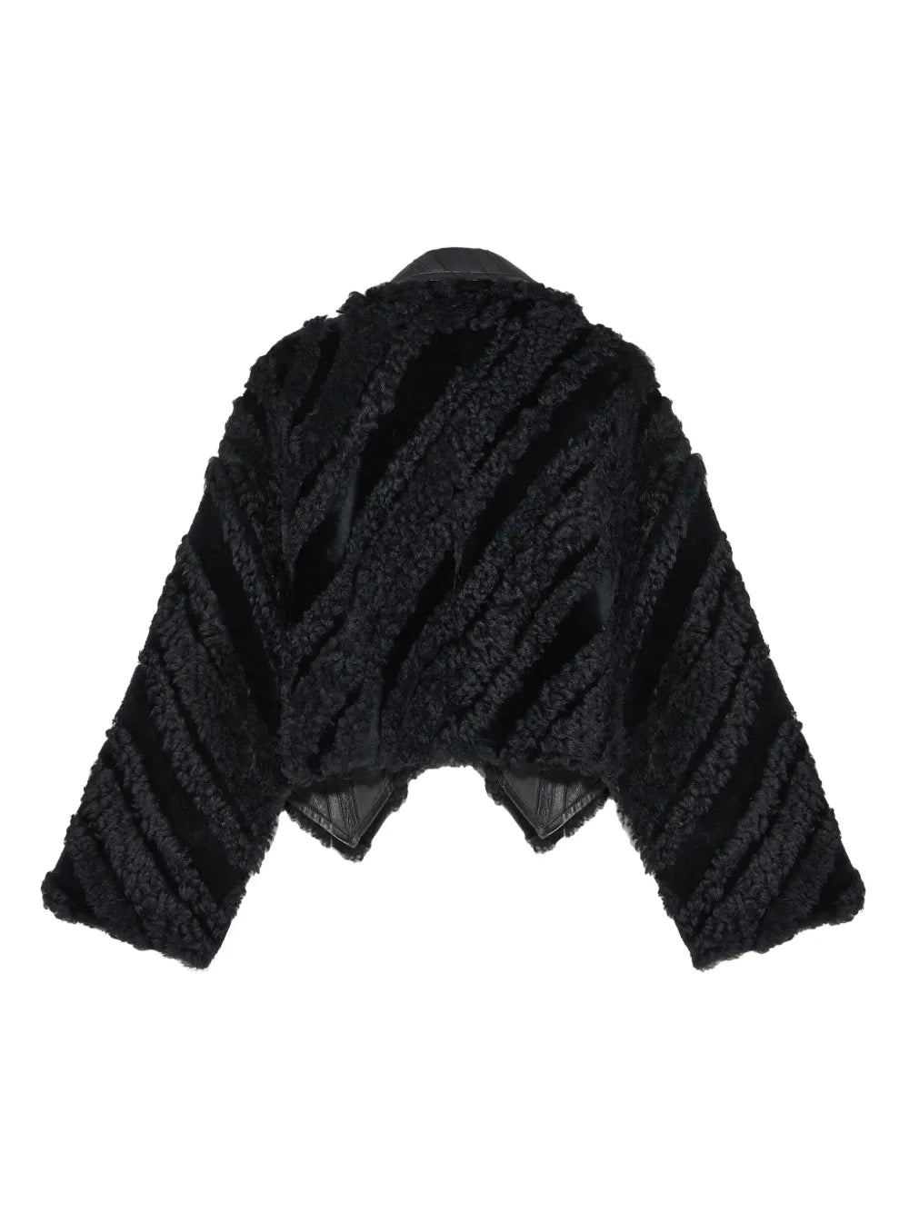 Cropped Draped Jacket