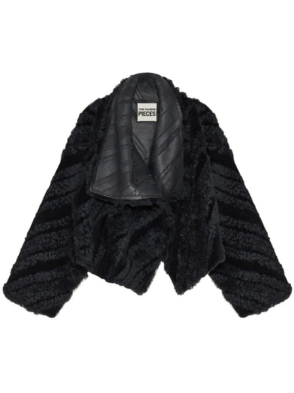 Cropped Draped Jacket
