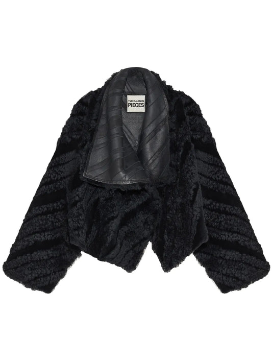 Cropped Draped Jacket