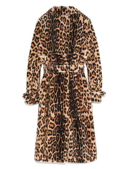 Shearling Trench Coat