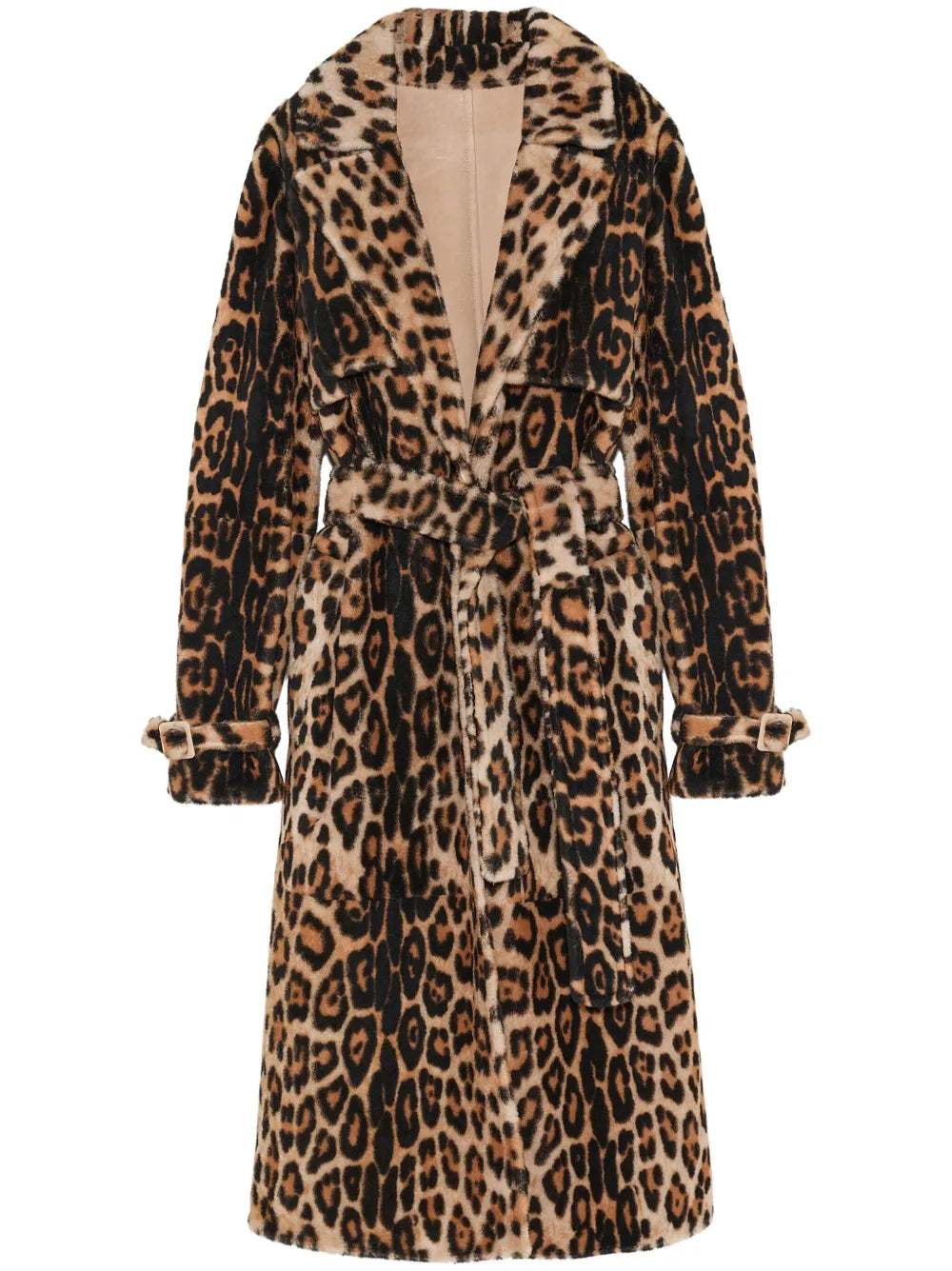 Shearling Trench Coat