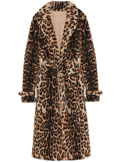 Shearling Trench Coat