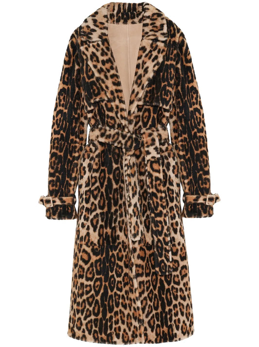 Shearling Trench Coat
