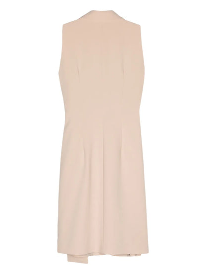 Crepe Wrap Midi Dress
