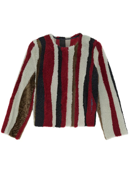 Wave-Pattern Jacket