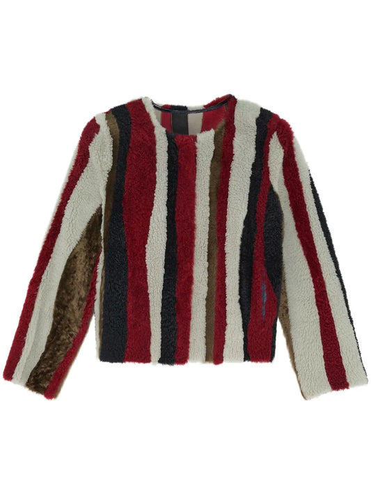Wave-Pattern Jacket