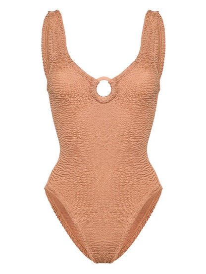 Celine Shirred Swimsuit