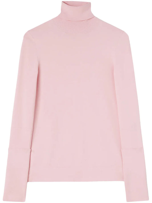 High-Neck Ribbed Jumper