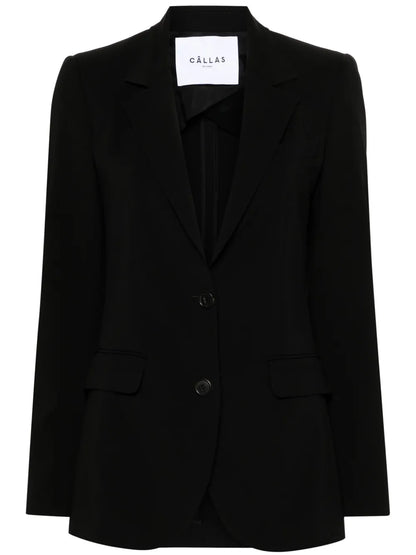 Andre Single-Breasted Textured Blazer
