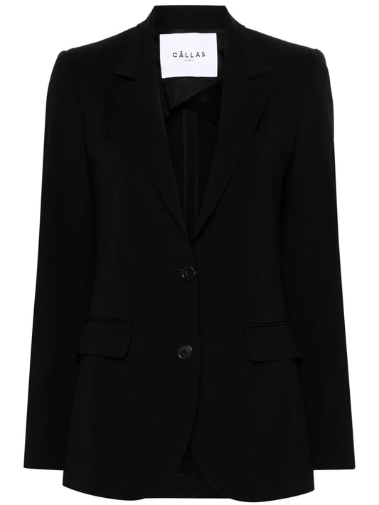 Andre Single-Breasted Textured Blazer