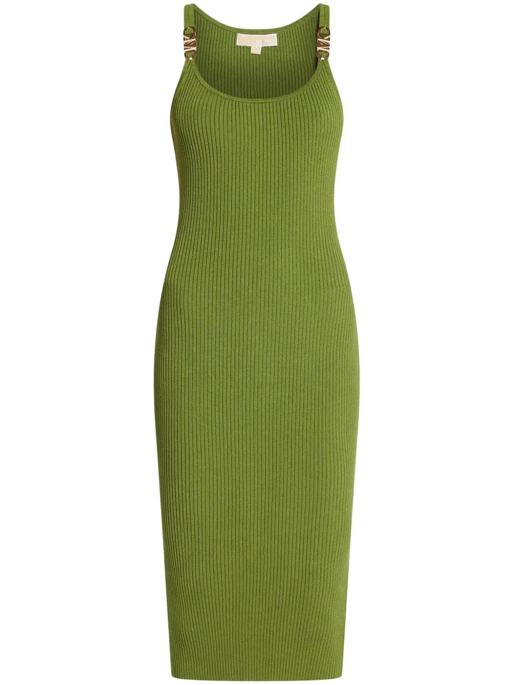 Recycled-Viscose Knitted Midi Dress