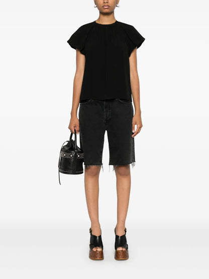 Astra Short-Sleeve Blouse