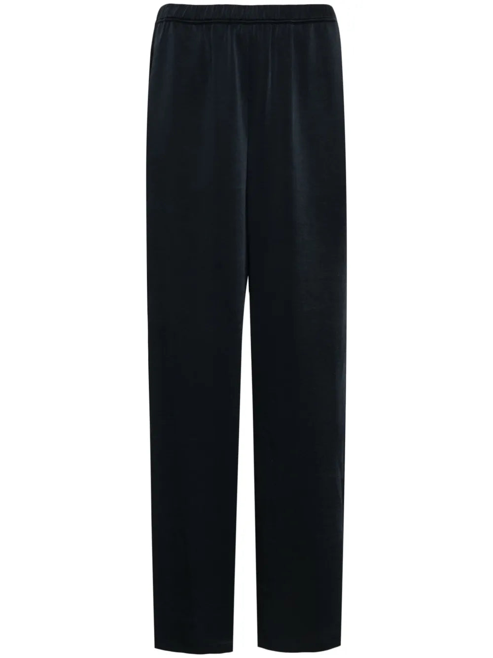 Straight-Leg Satin Trousers