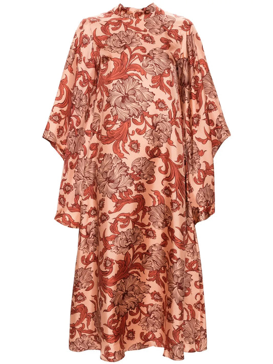 Magnifico Floral-Print Midi Dress