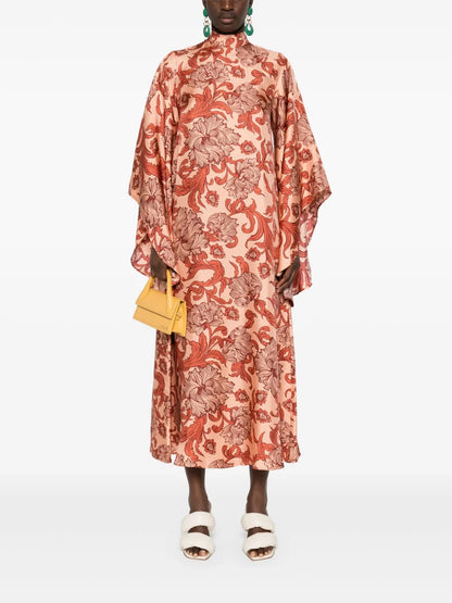 Magnifico Floral-Print Midi Dress