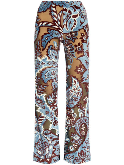 Floral Patterned Trousers