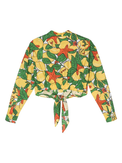 Lemon-Print Shirt