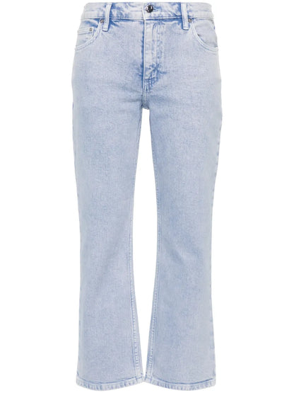 Mid-Rise Cropped Jeans