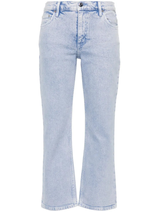 Mid-Rise Cropped Jeans