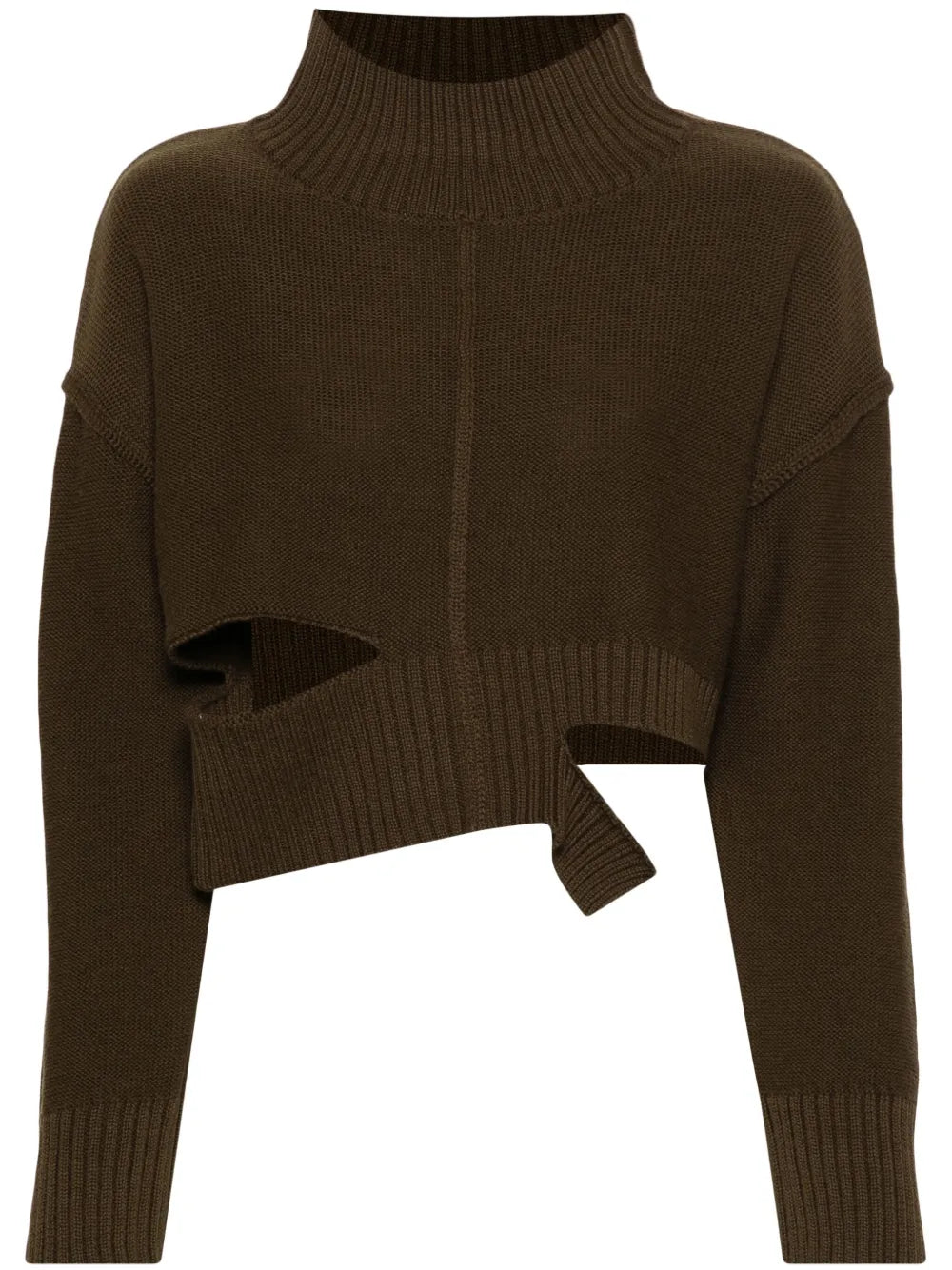 Distressed Cropped Jumper