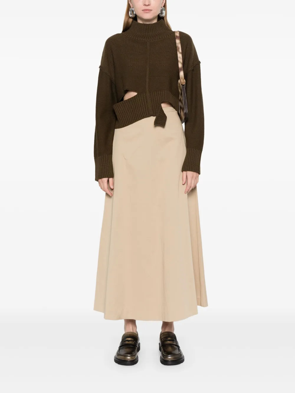 Distressed Cropped Jumper