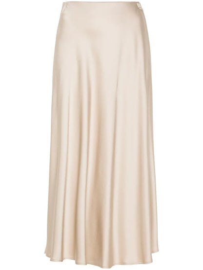 Satin Midi Skirt