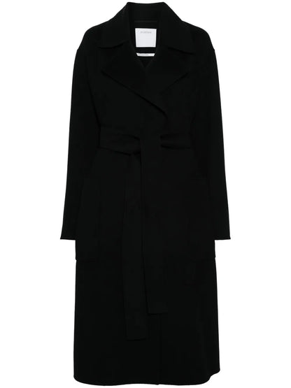 Veleno Belted Wool Coat