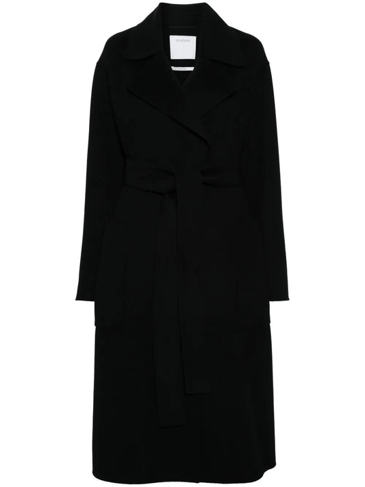 Veleno Belted Wool Coat