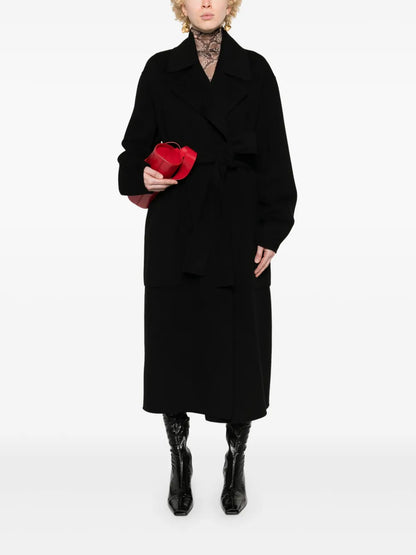 Veleno Belted Wool Coat