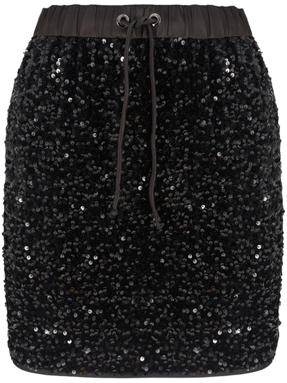 Sequinned Miniskirt