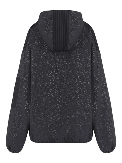 Logo-Rubberised Hoodie