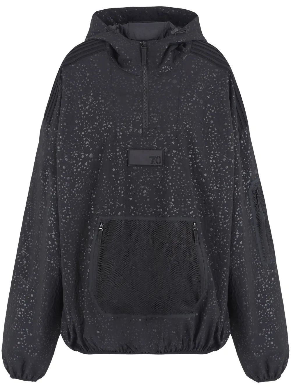 Logo-Rubberised Hoodie