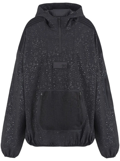 Logo-Rubberised Hoodie