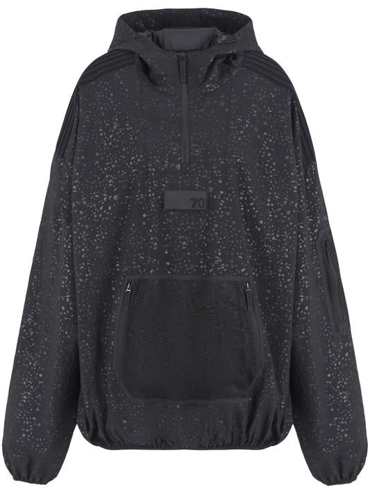 Logo-Rubberised Hoodie