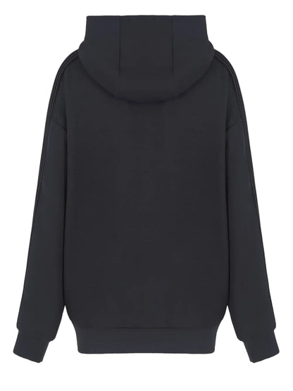 Logo-Rubberised Hoodie