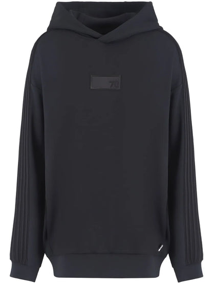 Logo-Rubberised Hoodie