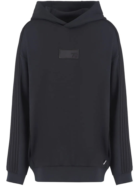 Logo-Rubberised Hoodie