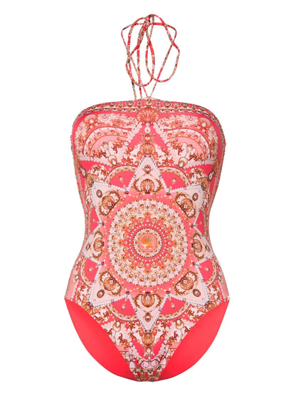 Shell Games Halterneck Swimsuit