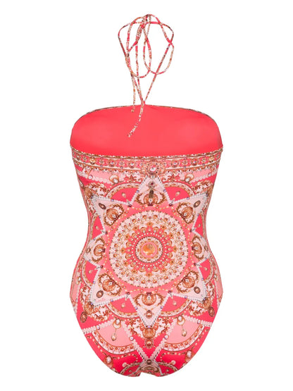Shell Games Halterneck Swimsuit
