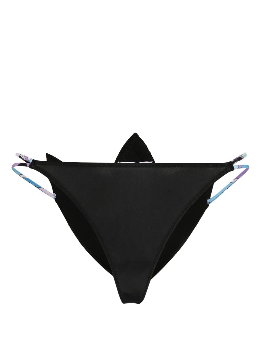 Floral-Appliqué Bikini Bottoms