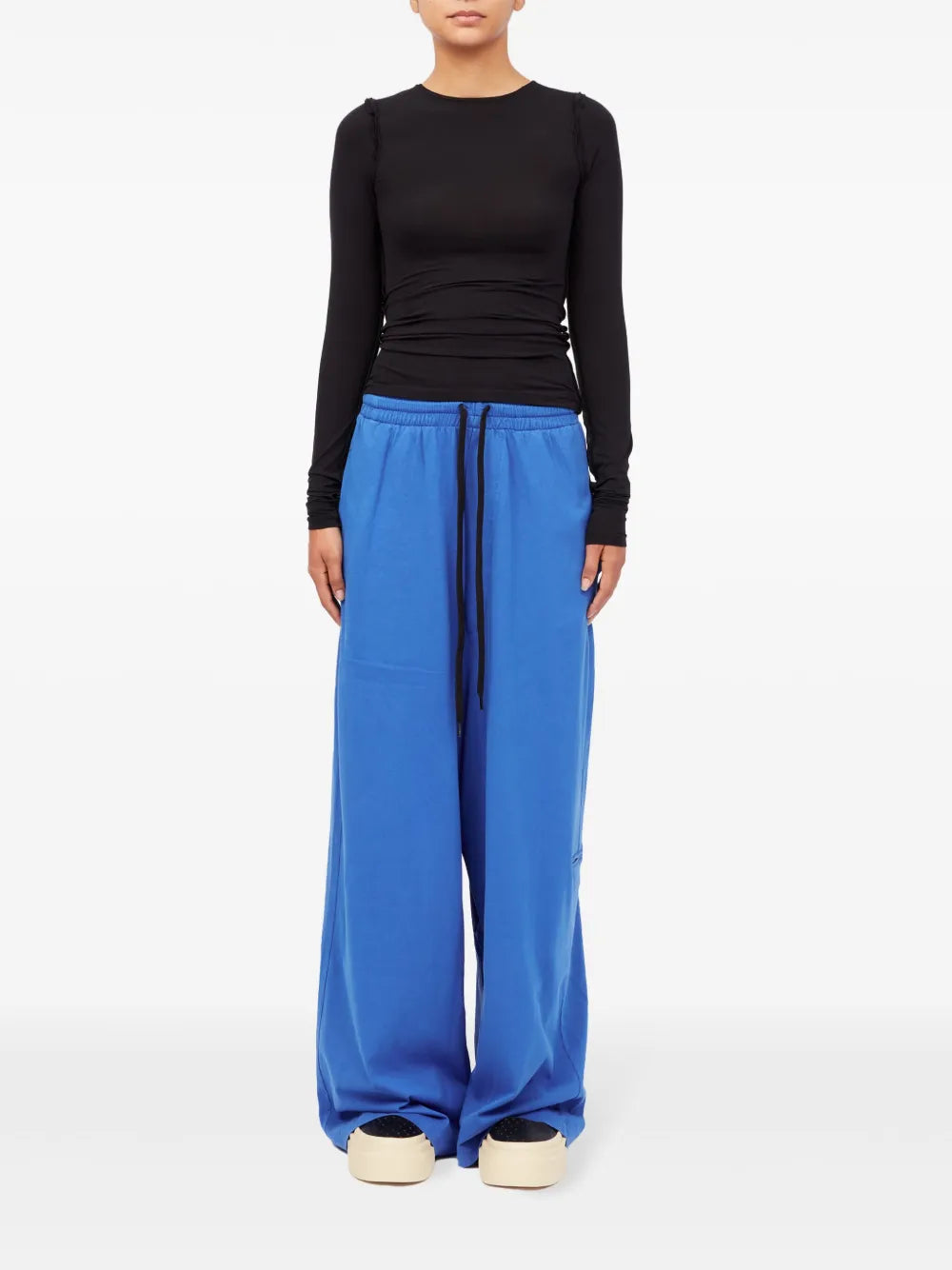 Two-Tone Exposed-Seam Top